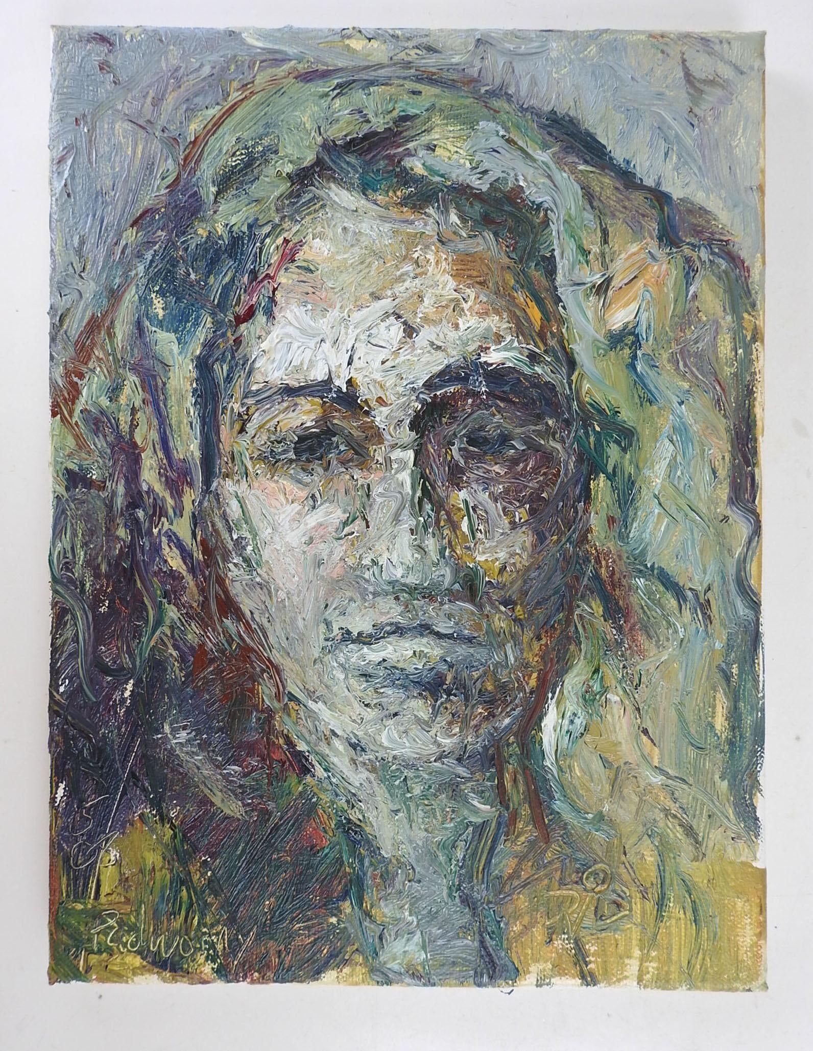 Contemporary David Padworny Impressionist Portrait Paintnig of Woman - 3