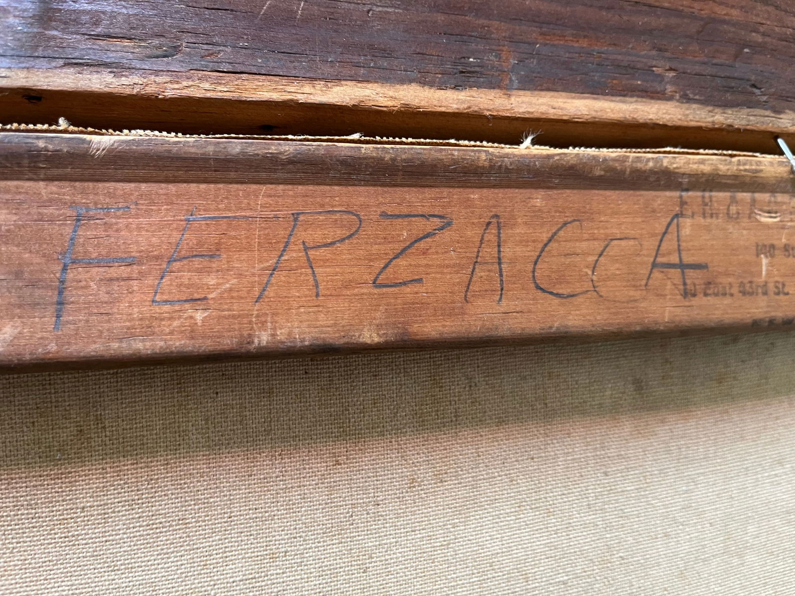 1940's Oil on Canvas"Autumn Still Life"-Antique Frame - 10