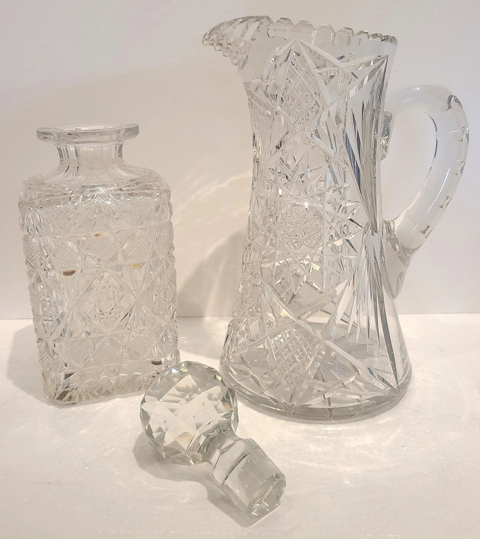 Vintage Late 20th Century Czech Bohemian Queens Lace Bar Set - 10 Pieces - 6