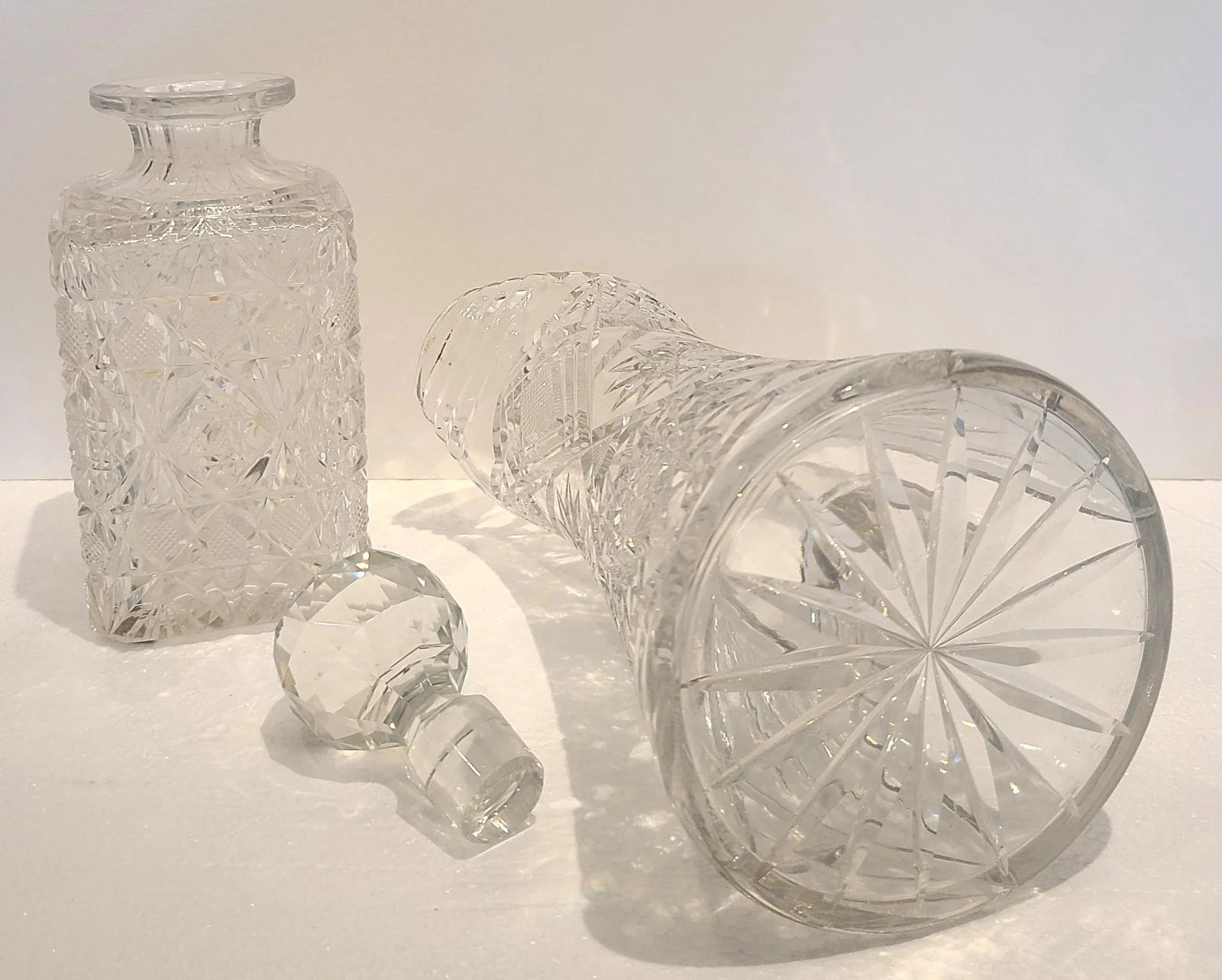 Vintage Late 20th Century Czech Bohemian Queens Lace Bar Set - 10 Pieces - 7