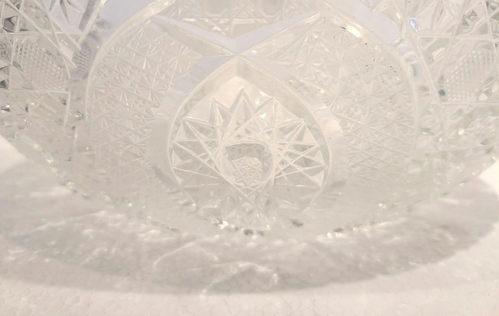 Vintage Czech Bohemian Queens Lace Bowl Set - 3 Pieces - 11