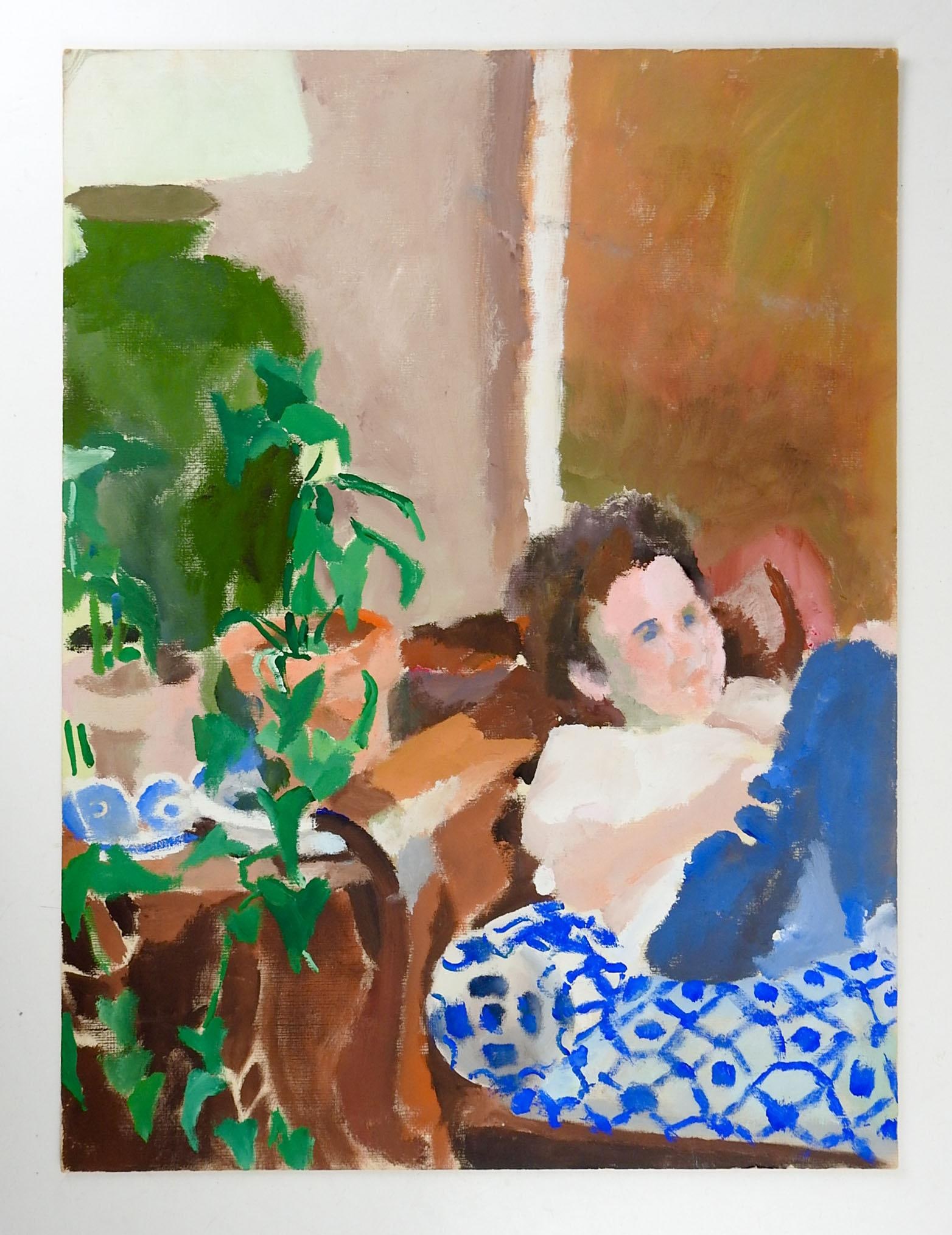 Late 20th Century Impressionist Interior and Figure Painting - 2