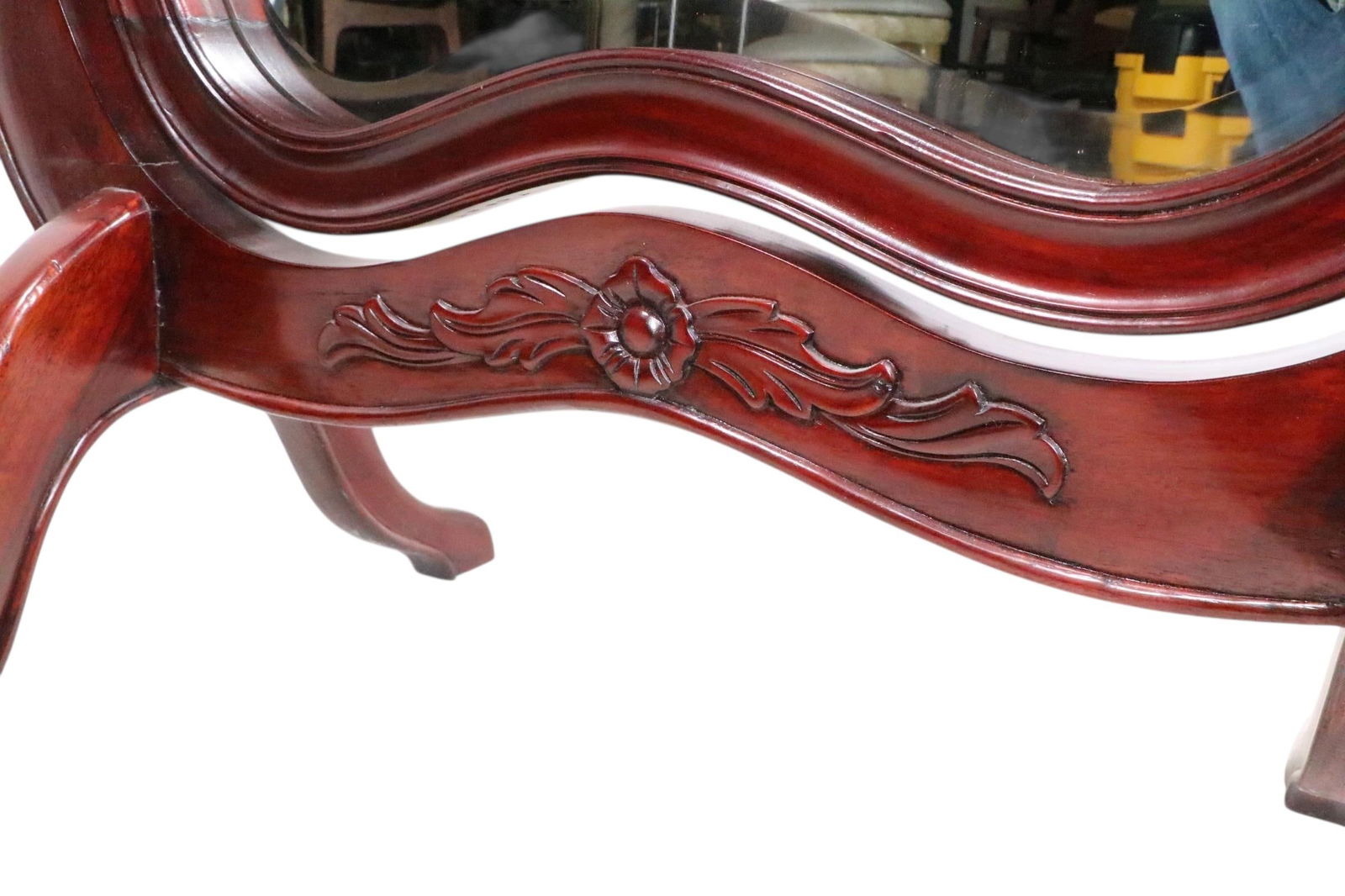 Late 19th Century Victorian Floor Standing Cheval Mirror - 15