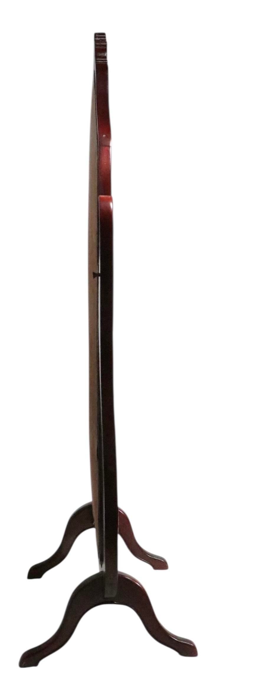 Late 19th Century Victorian Floor Standing Cheval Mirror - 8