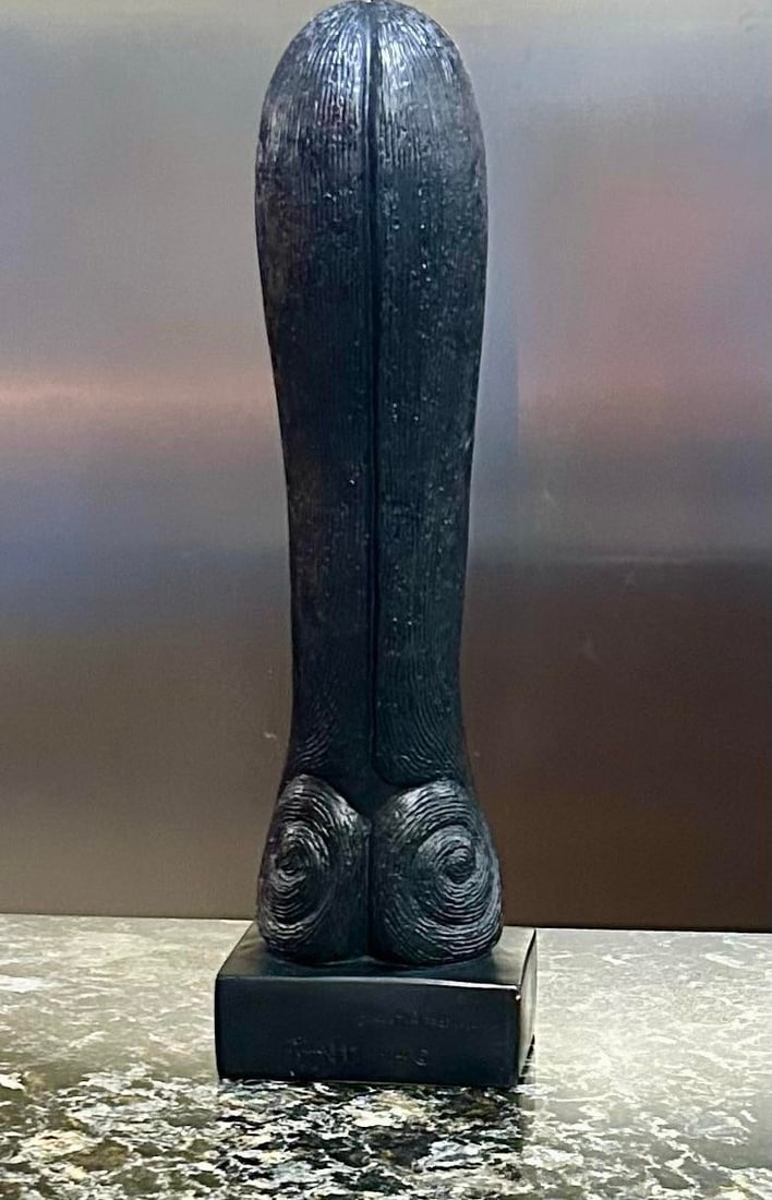 Rima Padova's, Plaster Sculpture of a Woman's Head, Italy, Classical Forms Mixed With a Contempo - 4