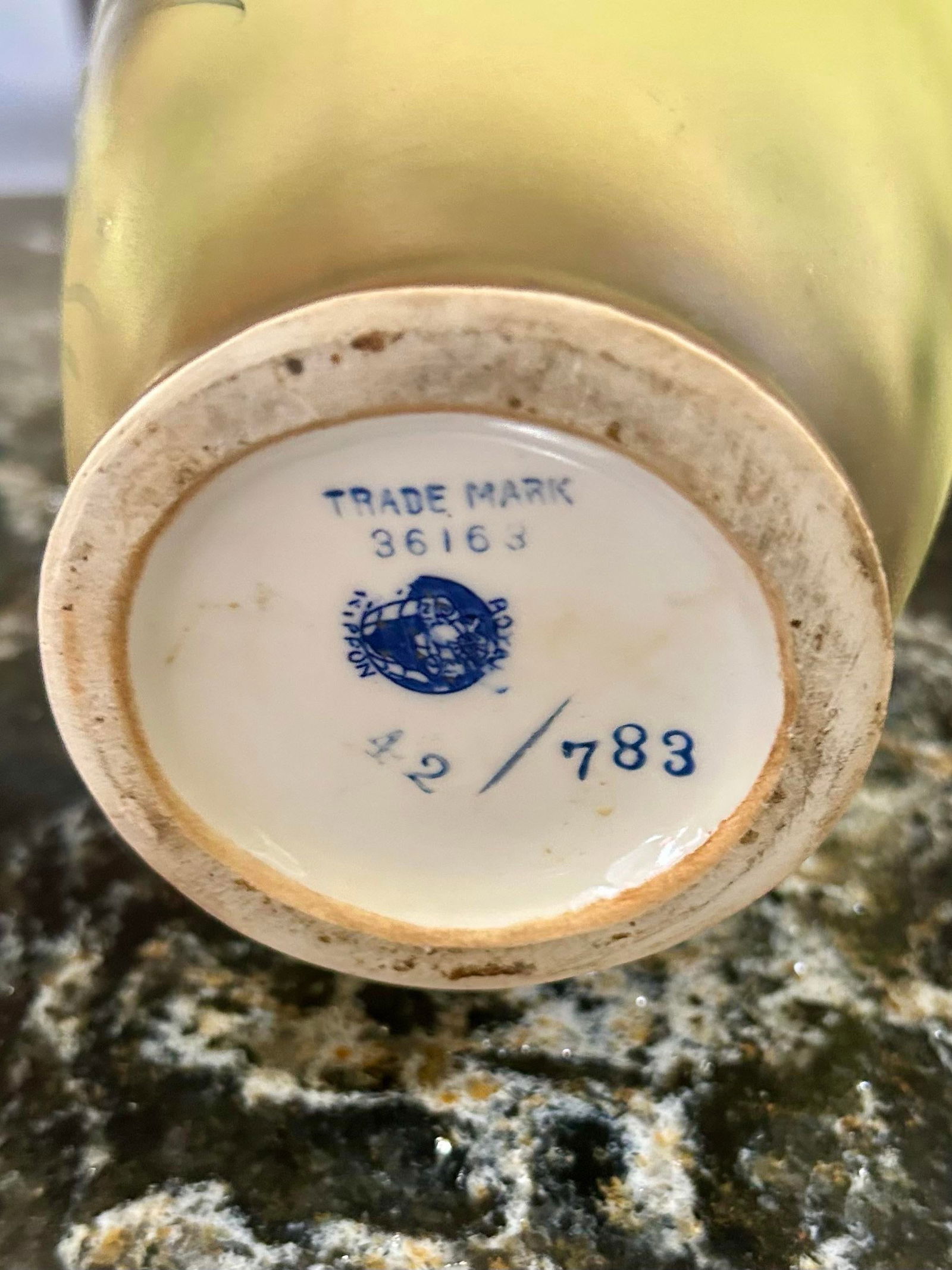 Antique, Hand-Painted, Royal Nippon Nishiki Porcelain Vase With Gilded Accents and a Ruffled Lip, Li - 10