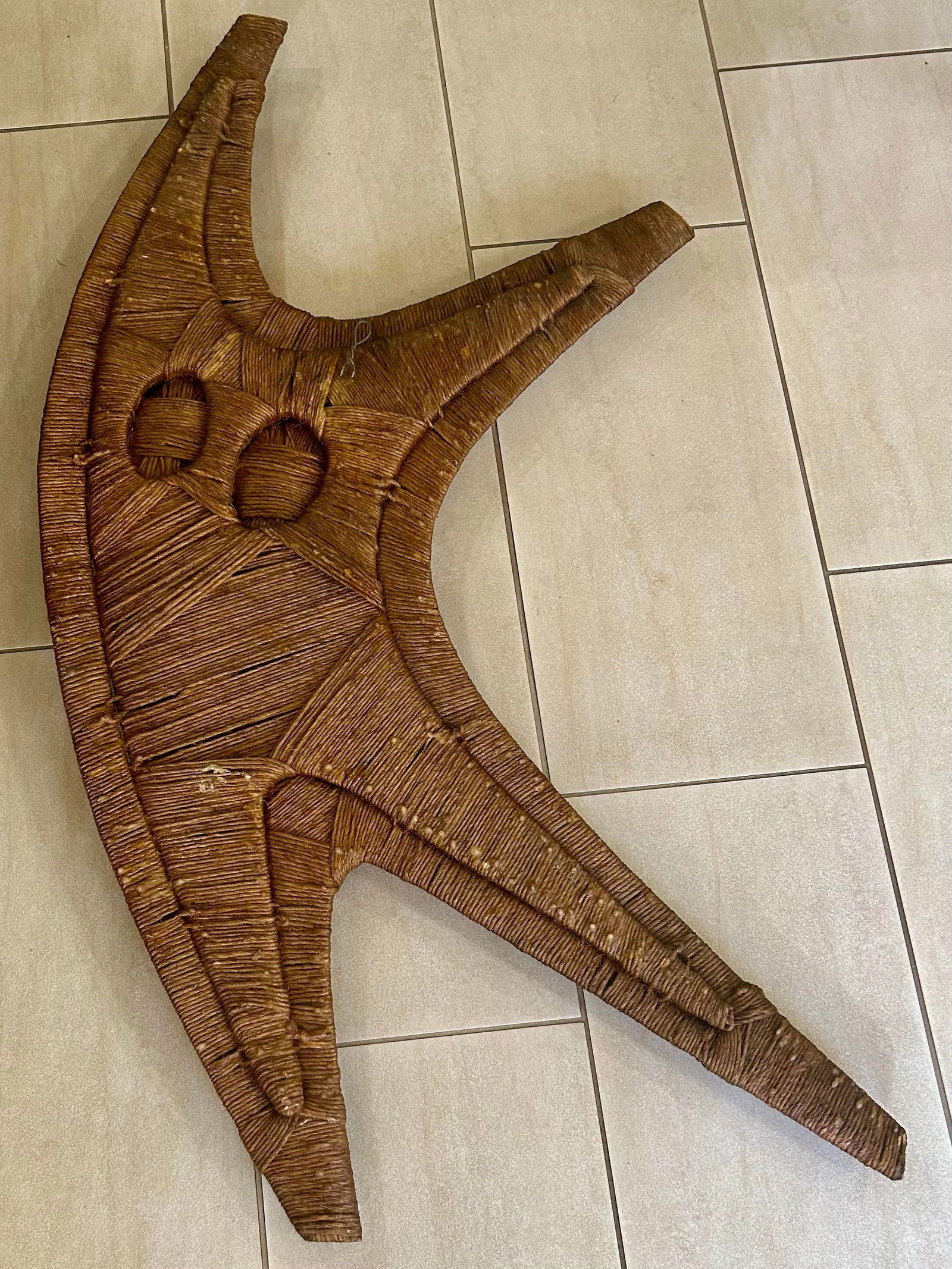 Large, George R. Bucher, String/Twine Wall Hanging/Art Sculpture, 1960's - 7