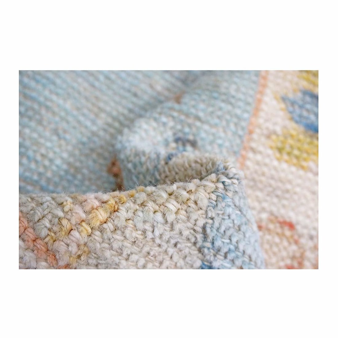 21st Century Turkish Oushak 2X9 Gold, Gray& Ivory, Handmade Runner Rug #1144117 - 8