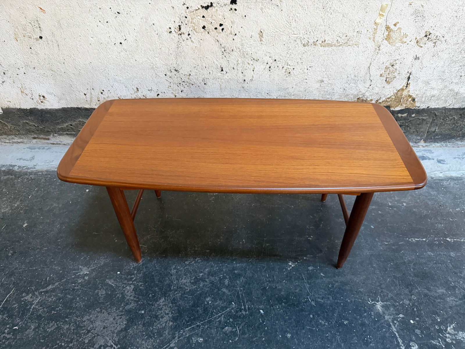 Vintage Mid-Century Danish Modern Teak Coffee Table - 5