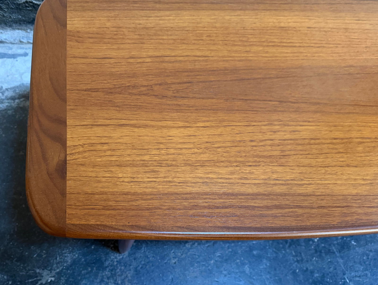 Vintage Mid-Century Danish Modern Teak Coffee Table - 7