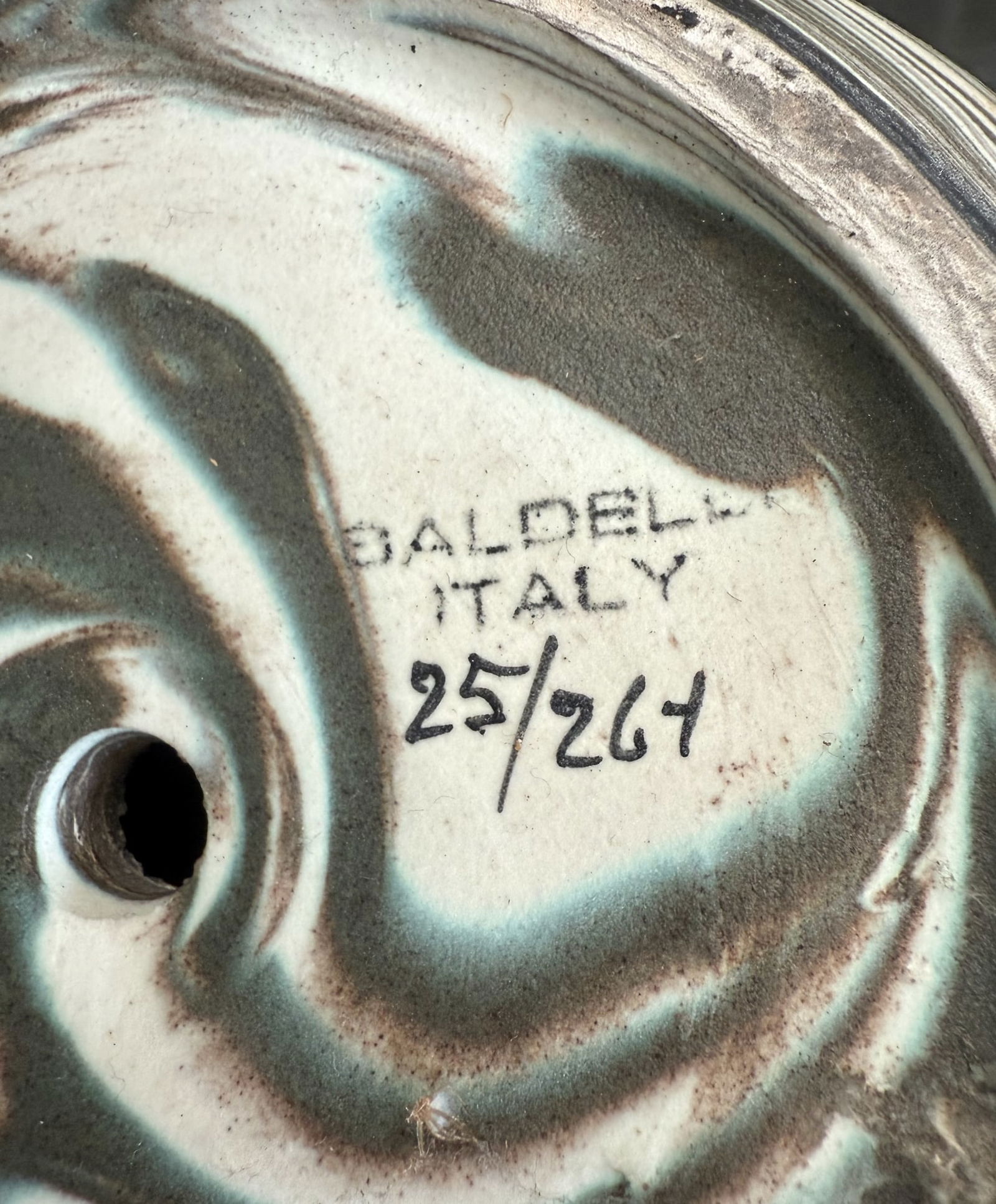 Mid 20th Century Italian Ceramic Table Lamp - 5