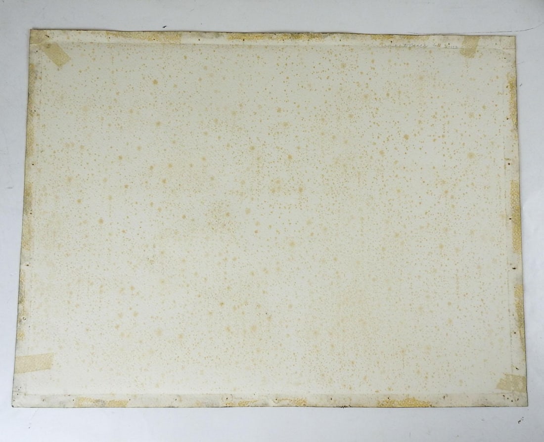 Mid 20th Century Modernist California Coastal Seascape Watercolor Painting - 6