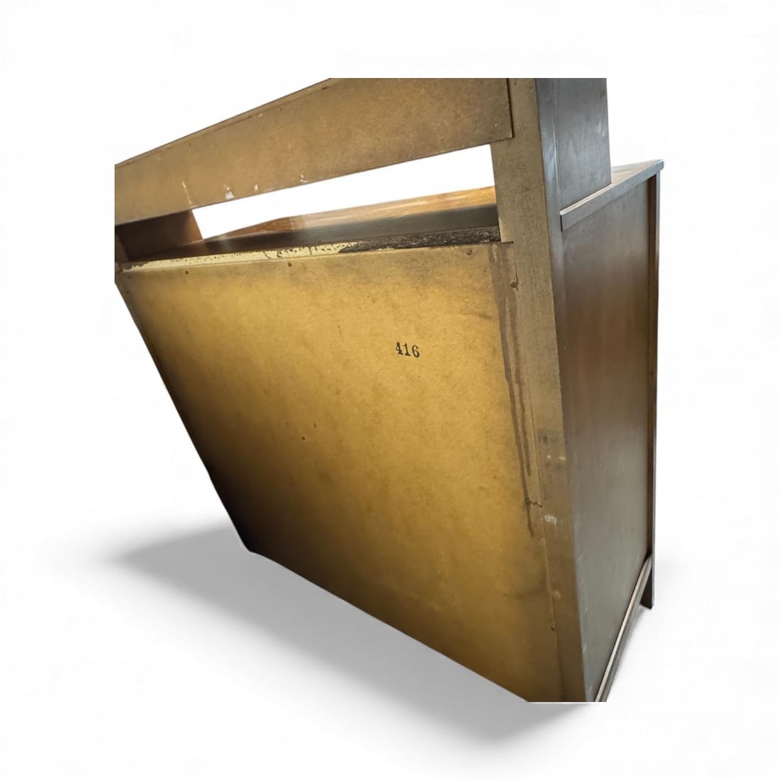 1950s Mid Century Modern Walnut Bedroom Set by West Michigan Furniture C. 1950's Highboy Dresser Wit - 15