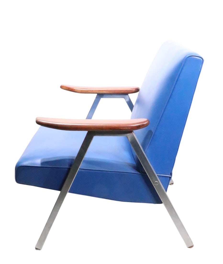 Pr. Mid Century Lounge Chairs by Royal Metal Furniture Company - 10