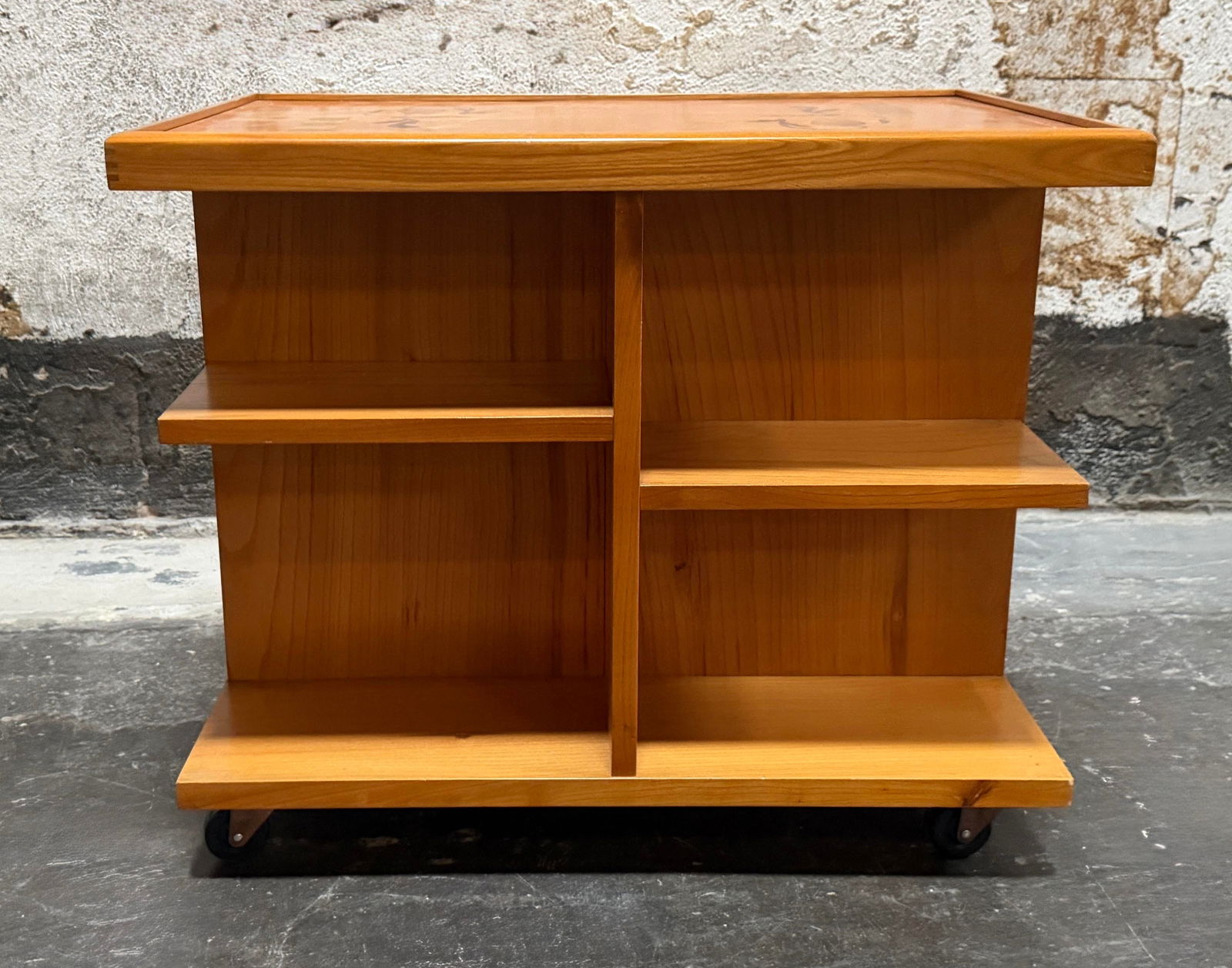 Swedish Grace Art Deco Intarsia Bar Cabinet End Table by Mjölby Intarsia c.1930 - 4