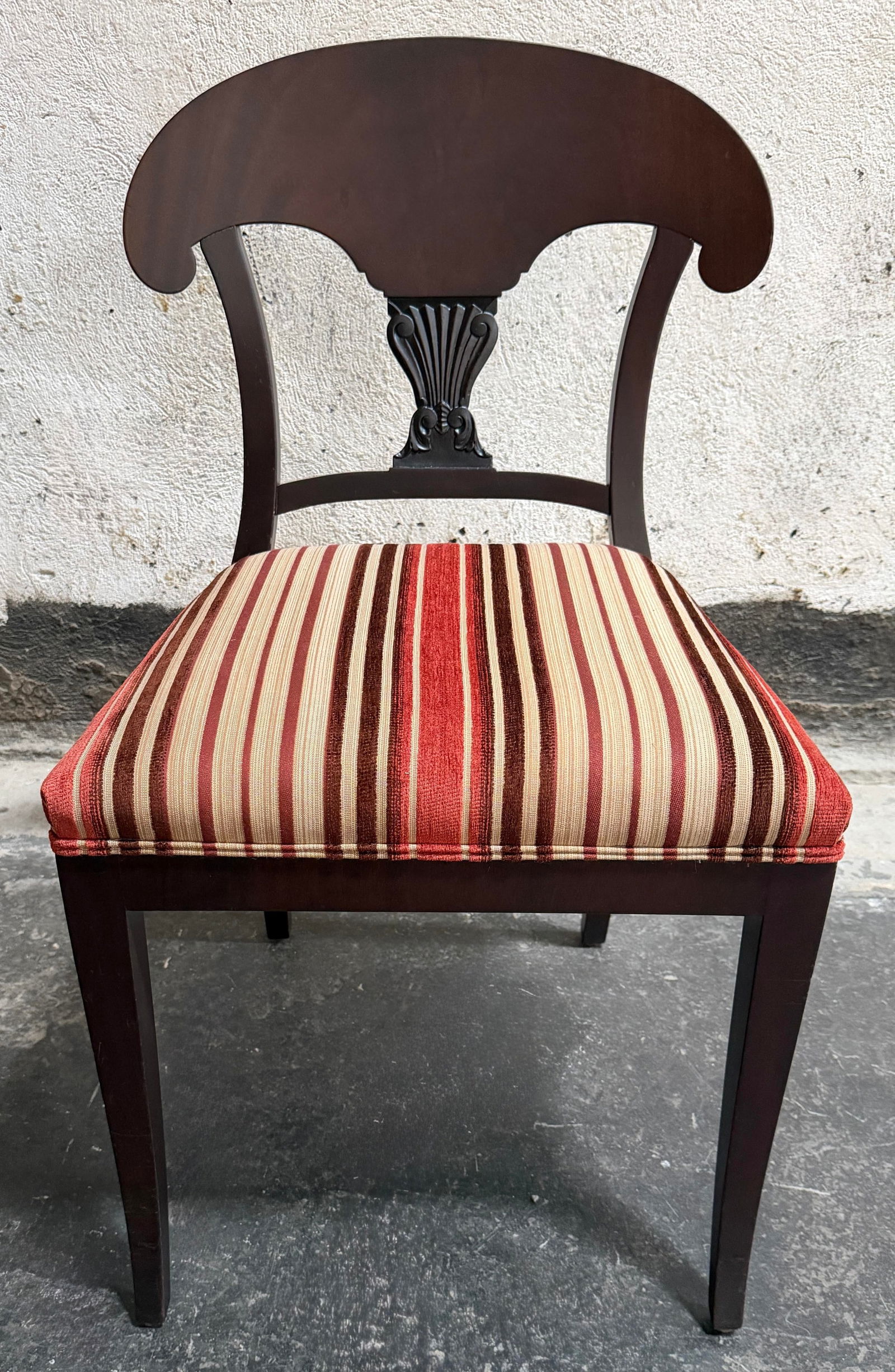 Pair of Antique Swedish Karl Johan Biedermeier Flame Birch Chairs - Restored - 5