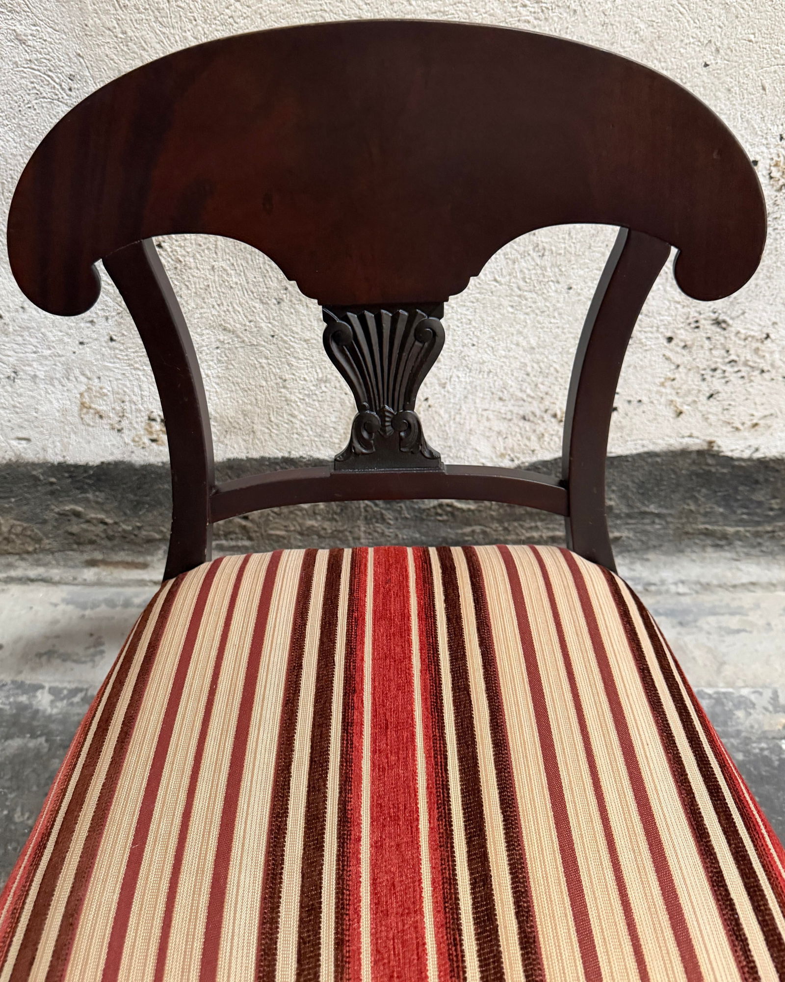 Pair of Antique Swedish Karl Johan Biedermeier Flame Birch Chairs - Restored - 8