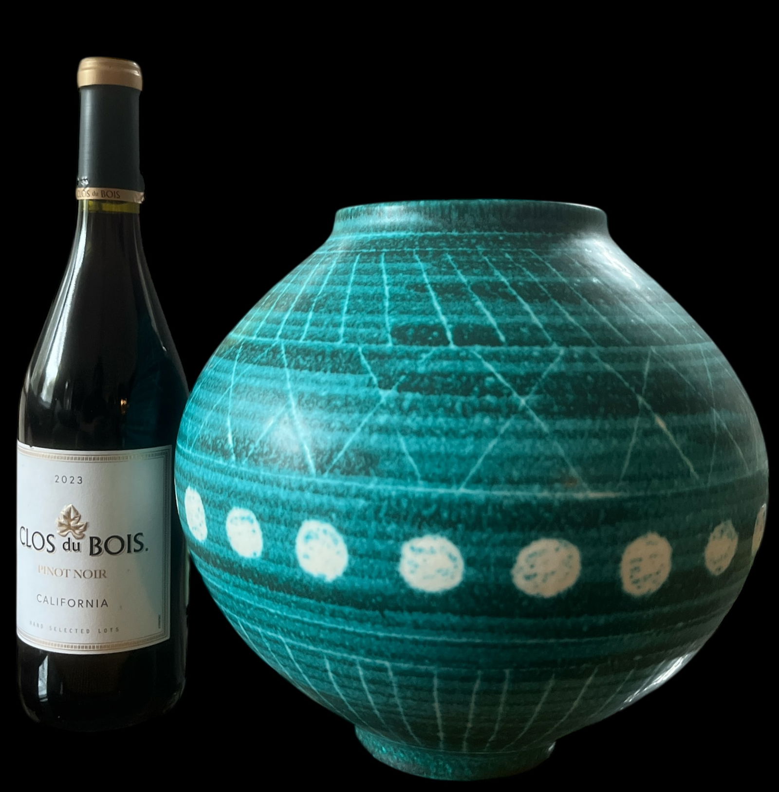 Aerin Calinda Moon Vase – Hand-Thrown Italian Pottery, New in Box 10"w X 11"h - 3