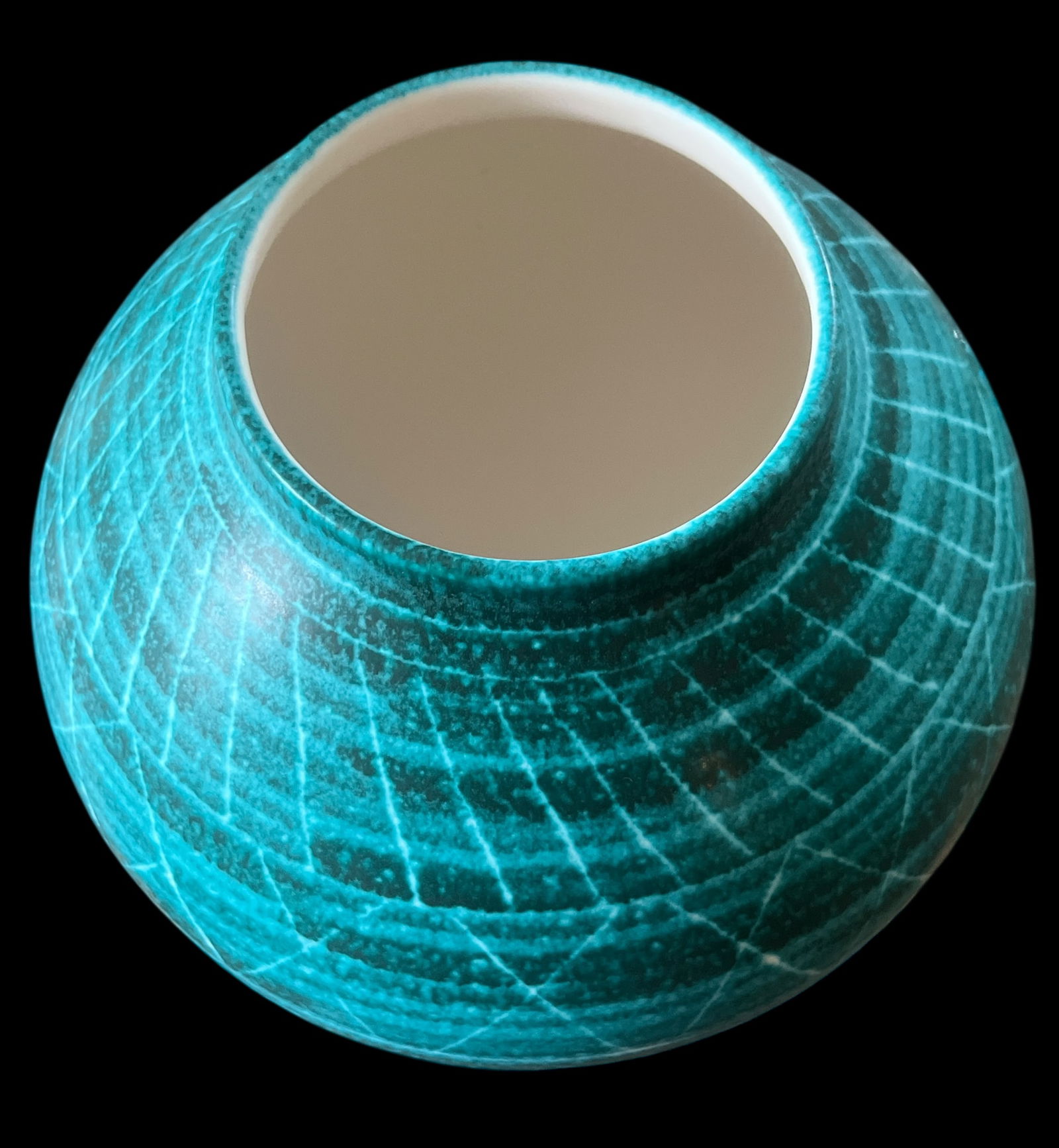 Aerin Calinda Moon Vase – Hand-Thrown Italian Pottery, New in Box 10"w X 11"h - 6