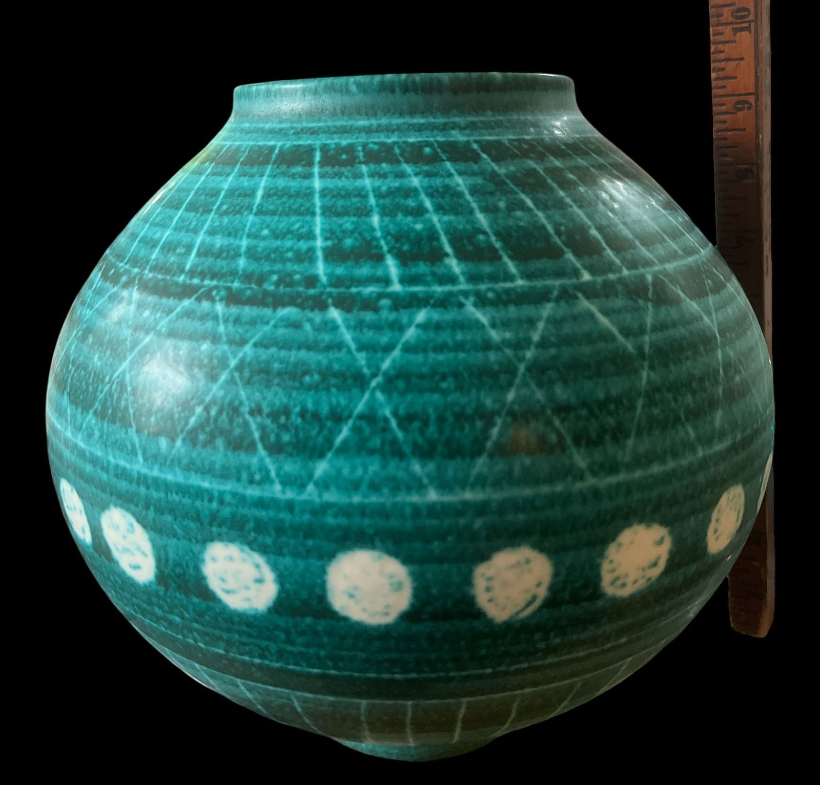 Aerin Calinda Moon Vase – Hand-Thrown Italian Pottery, New in Box 10"w X 11"h - 8