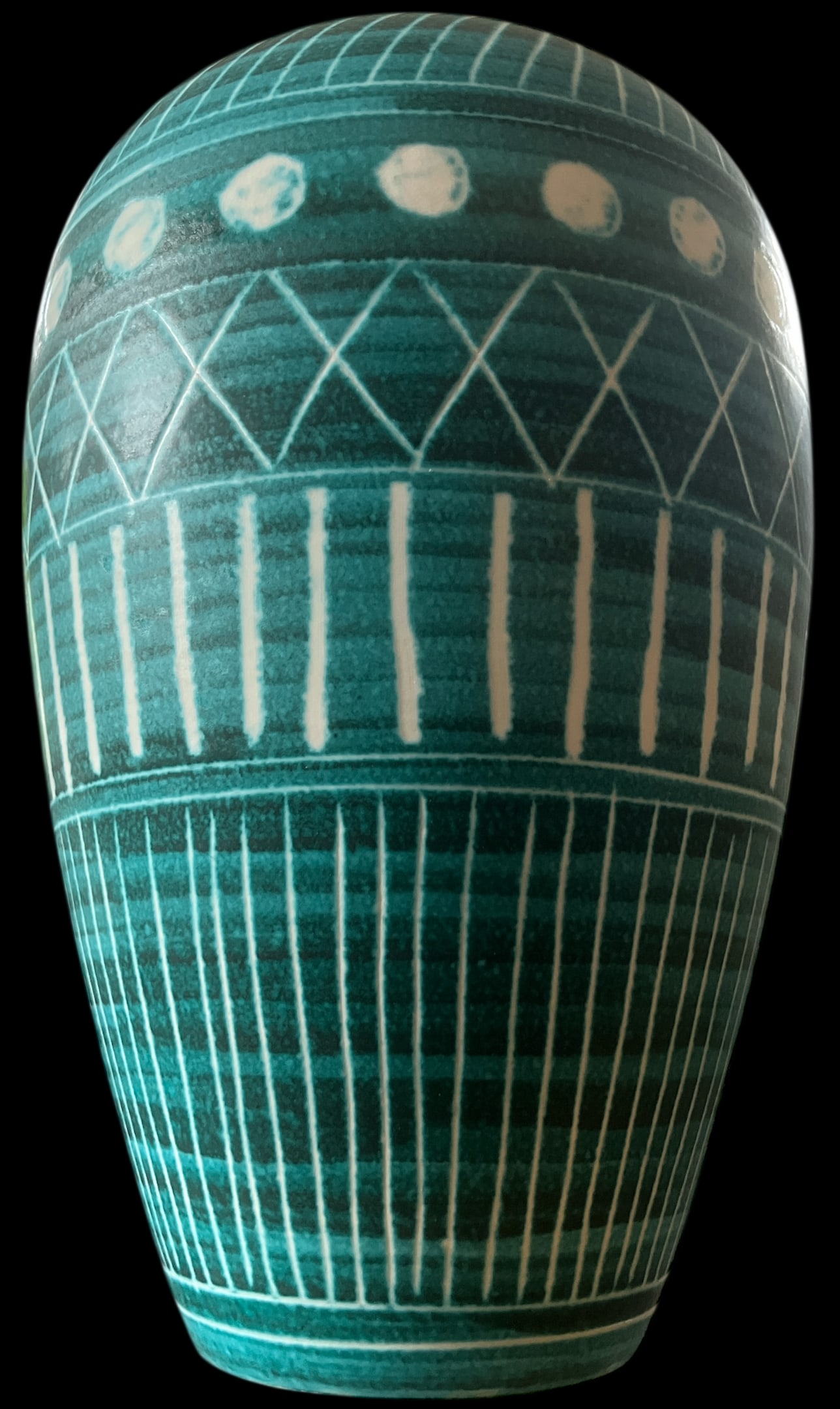 Aerin Calinda Tall Tapered Vase – Hand-Thrown Italian Pottery, New in Box 14"h X 9"w - 5