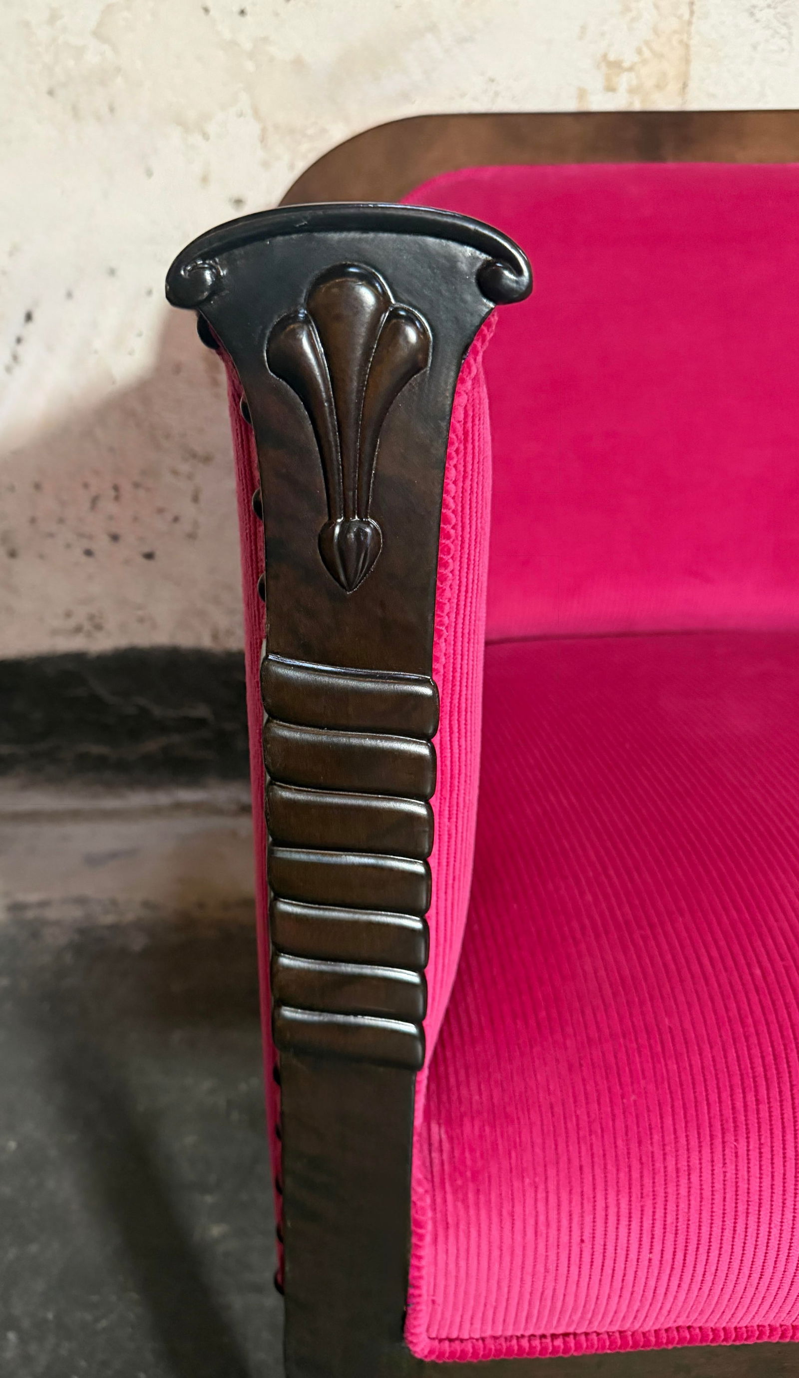 Antique Swedish Neoclassical Revival Lounge Armchair C. 1910 - Fully Restored - 6