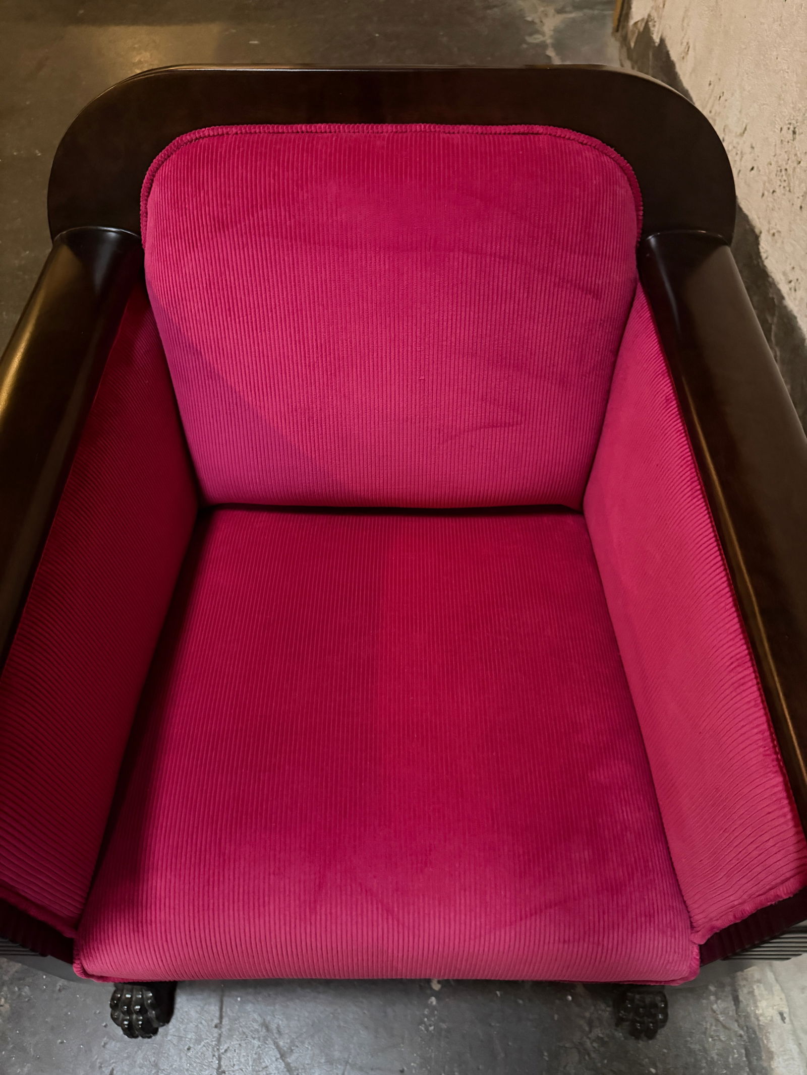 Antique Swedish Neoclassical Revival Lounge Armchair C. 1910 - Fully Restored - 9