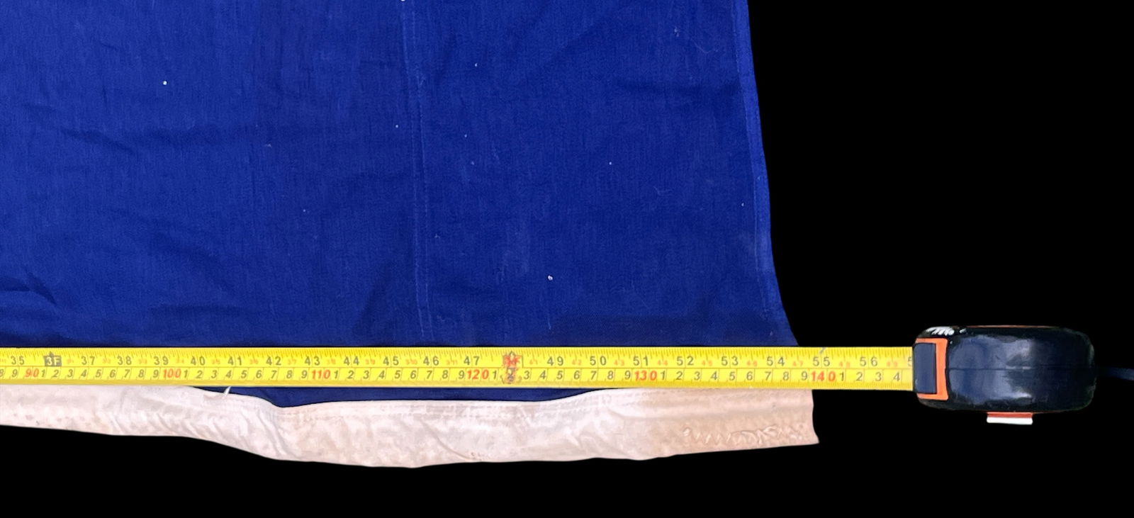 Hand-Sewn Oversized Australia Flag – 115" X 54" – Early 20th Century Textile Maritime or - 7