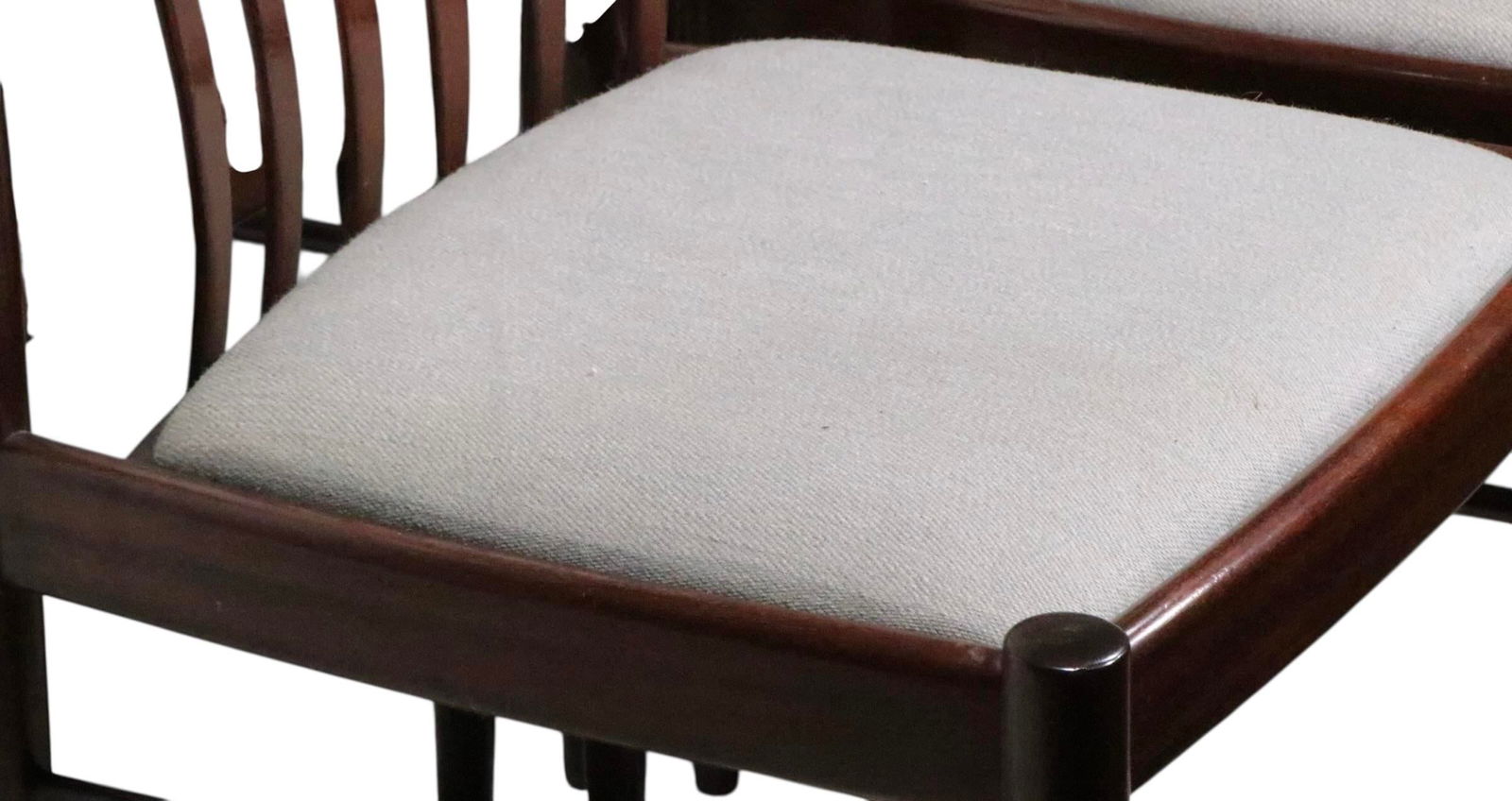 Set of Six Mid Century Danish Modern Dining Chairs by H. W. Klein for Bramin Mobler - 6