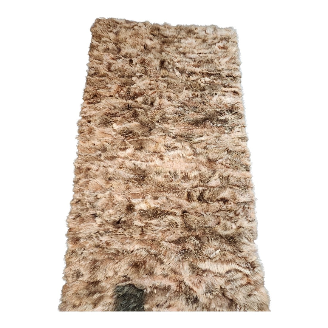 Fabulous Coyote Fur Throw: 80x44 inches of warm luxury. Super soft and cozy. Snuggle under this beautiful blanket and enjoy a cup of coffee eith a good book. Condition: Alterations: Original Condition Unaltered