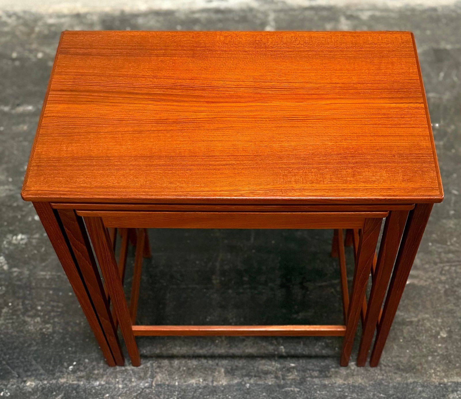 Set of Three Mid-Century Modern Teak Nesting Tables by Svante Skogh for Seffle, Sweden C. 1960s - 4