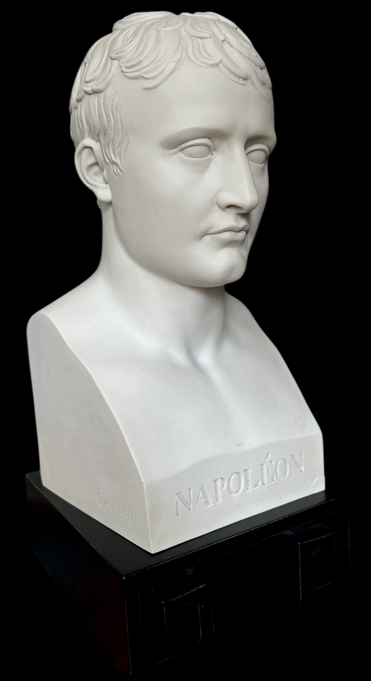 Napoléon Bust by Antoine-Denis Chaudet – Museum Cast (Sèvres / Louvre Stamp), on - 2