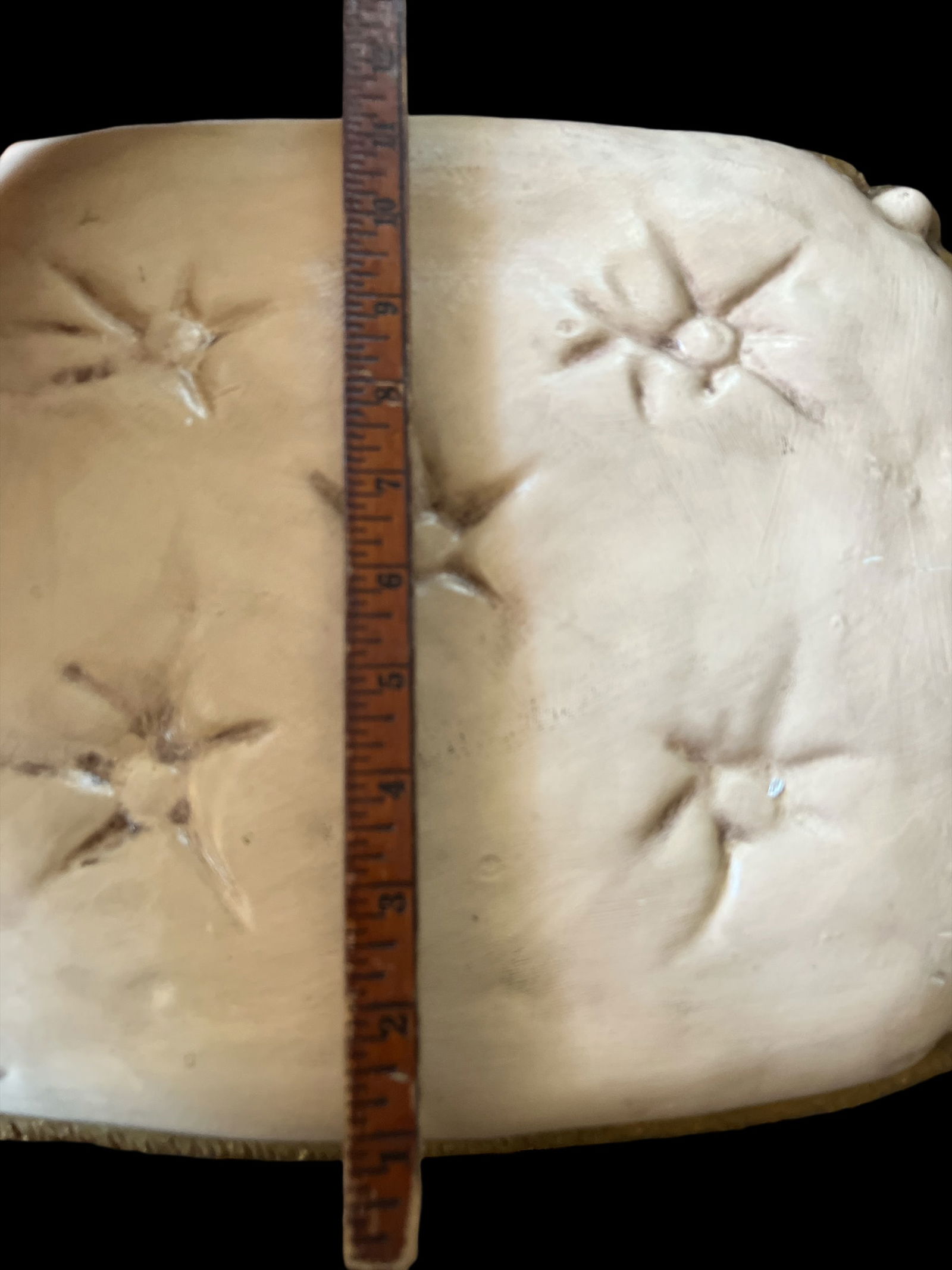 Vintage Hand-Painted Elephant Garden Stool / Side Table - 14