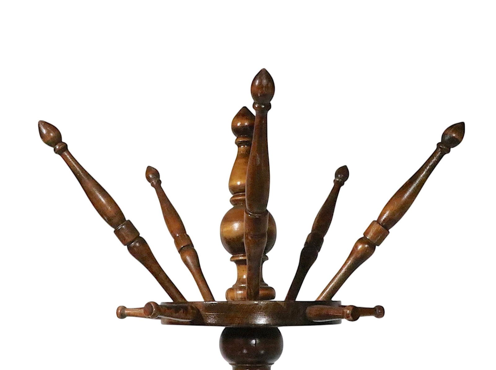 19th Century Victorian Walnut Coat Rack Coat Tree - 5