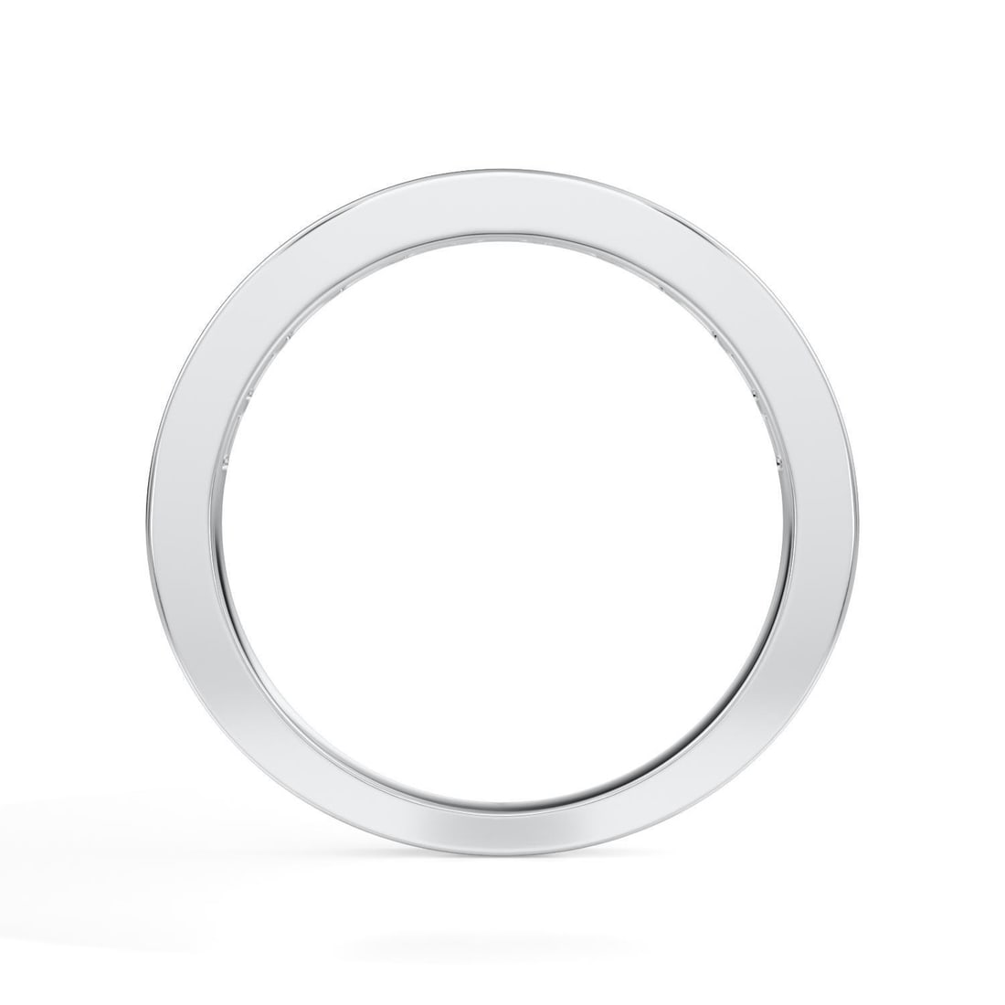 9 princess cut channel set band, Size 5 - 3