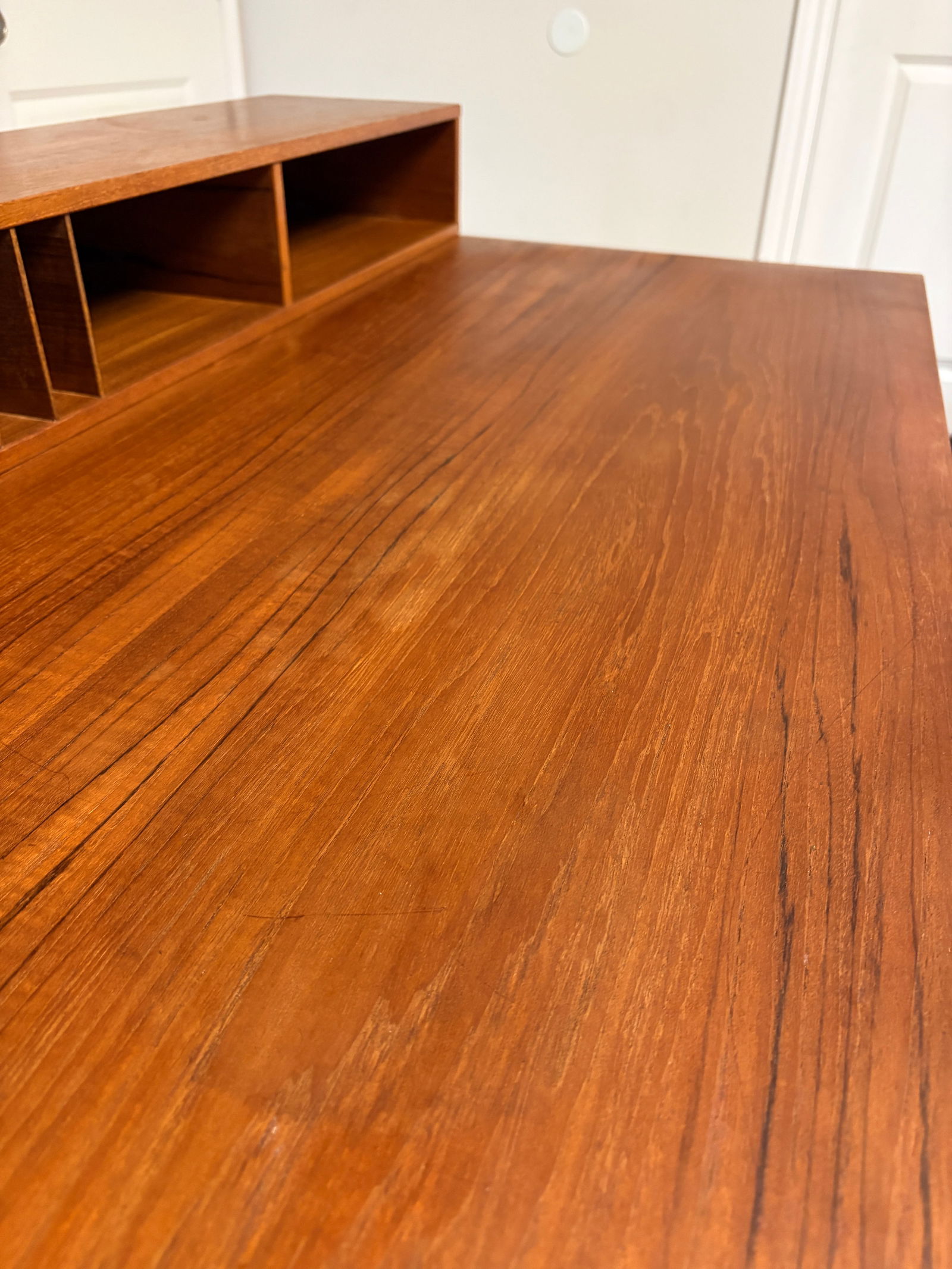 1960s Mid-Century Modern Danish Teak Flip-Top Desk by Peter LÃ¸vig Nielsen - 12