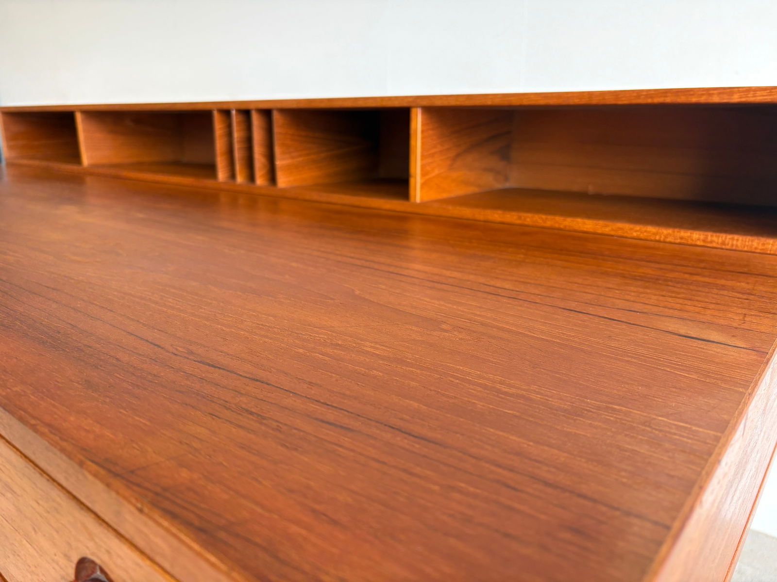 1960s Mid-Century Modern Danish Teak Flip-Top Desk by Peter LÃ¸vig Nielsen - 3
