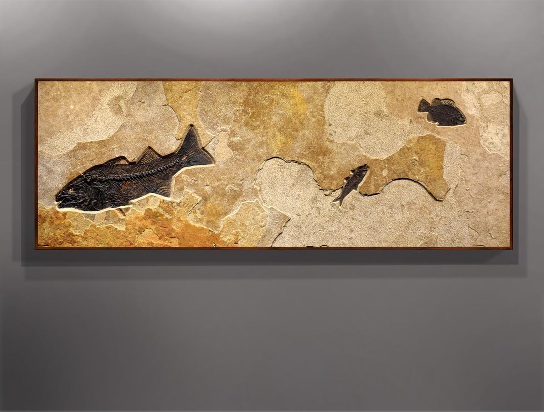 Fossil Fish Mural 8334cm - 2