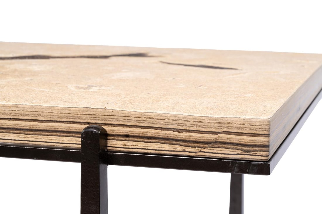 Small Fossil Console Table 6334t - 4