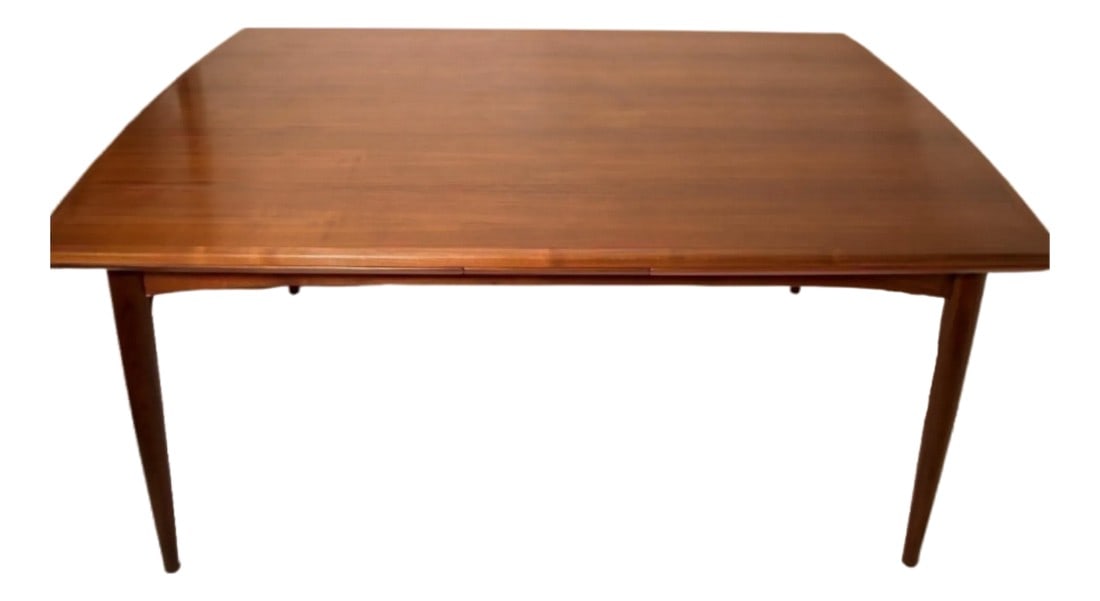 Danish Modern Teak Extension Dining Table by Gudme MÃ¸belfabrik, c.1970s (1 of 10)