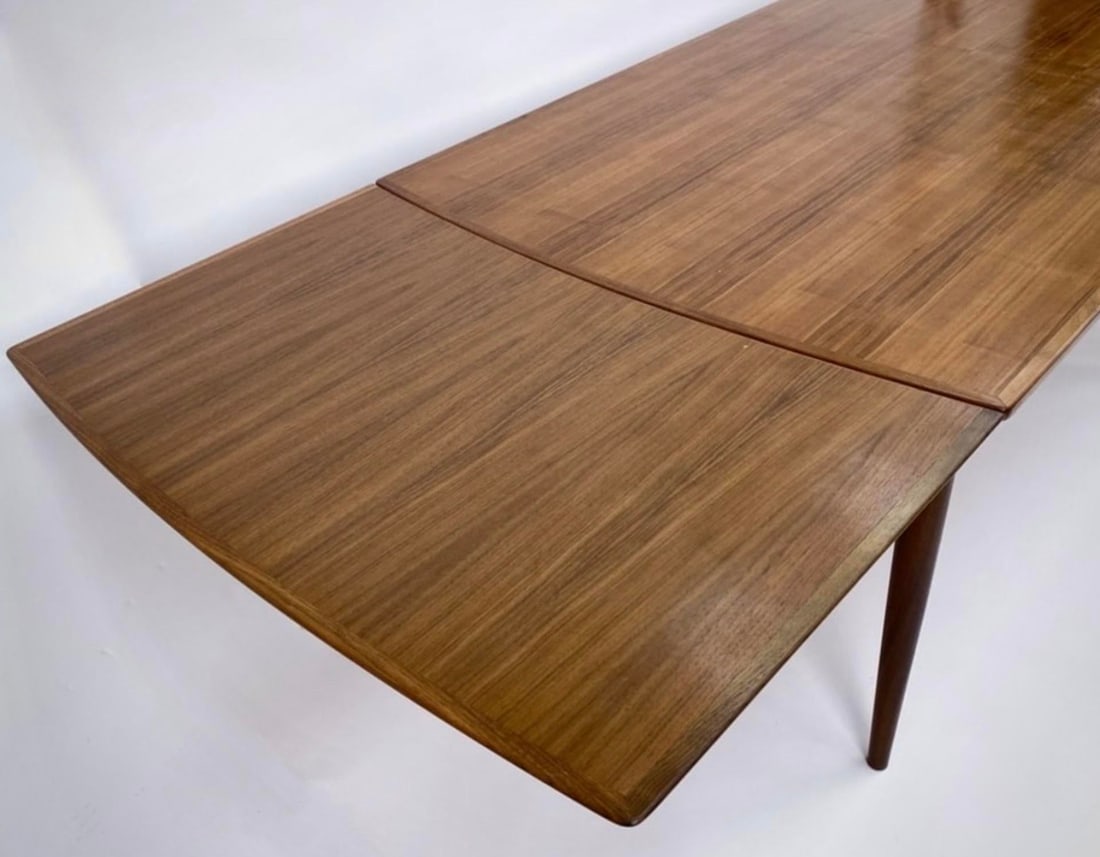 Danish Modern Teak Extension Dining Table by Gudme MÃ¸belfabrik, c.1970s - 4