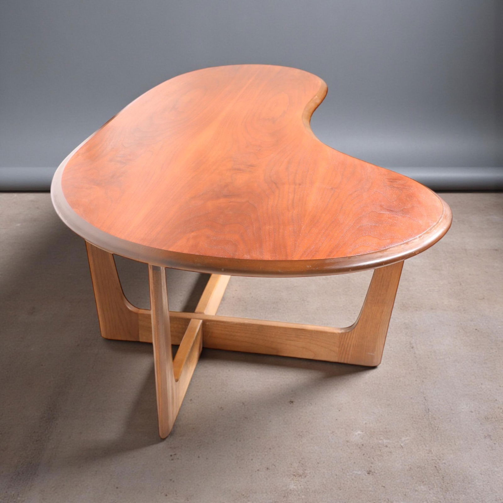 Mid Century Amoeba Form Coffee Table - 11