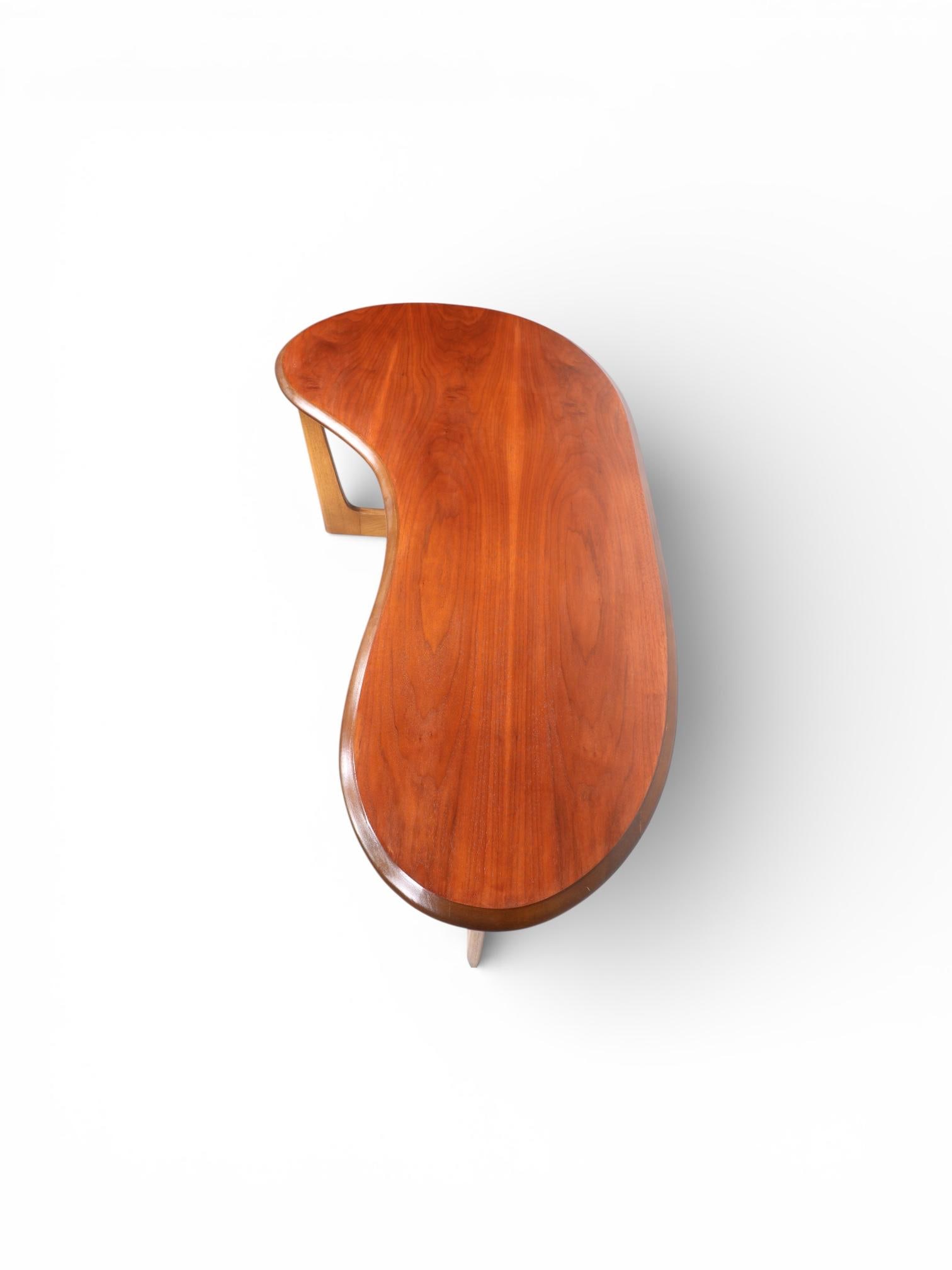 Mid Century Amoeba Form Coffee Table - 13