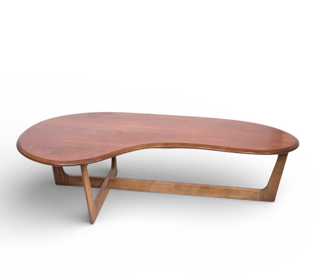 Mid Century Amoeba Form Coffee Table - 2