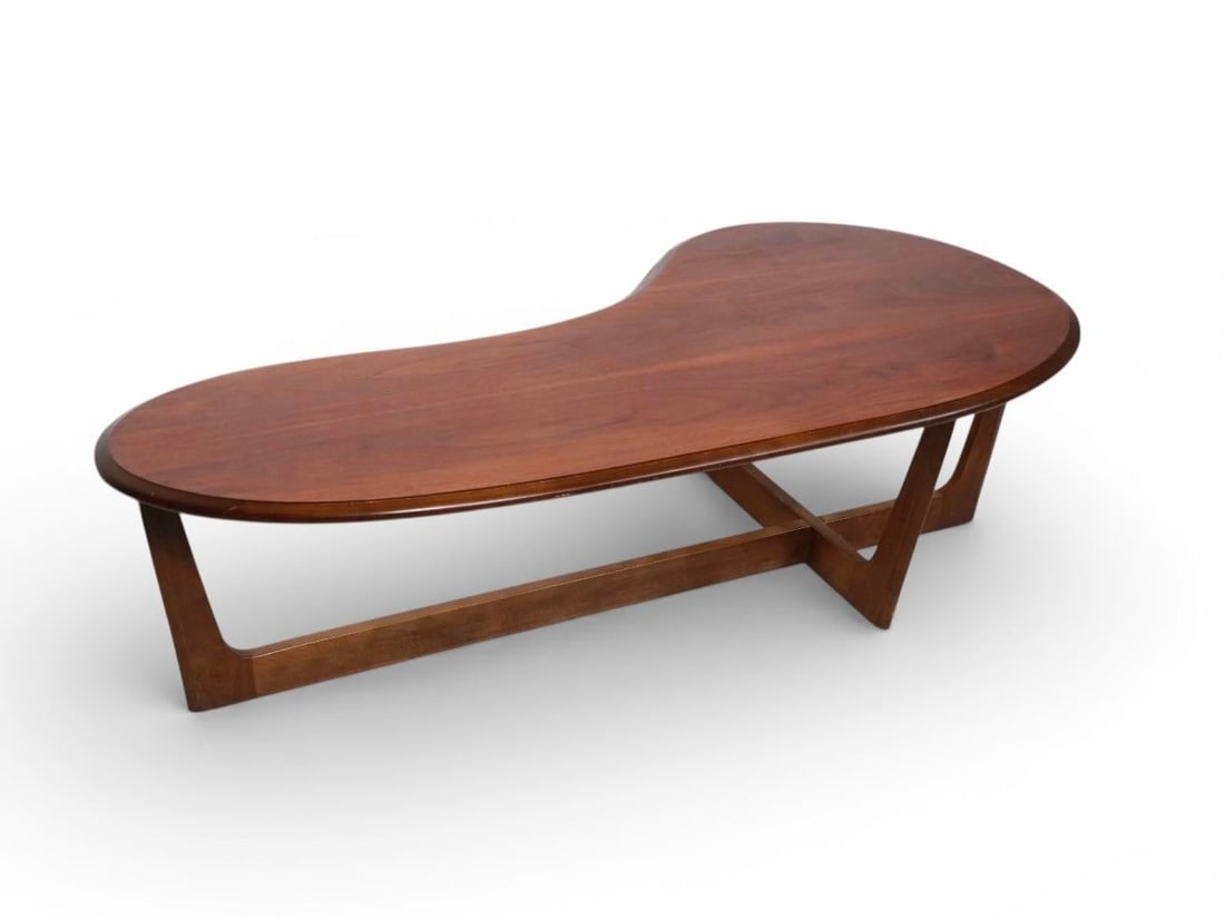 Mid Century Amoeba Form Coffee Table - 6