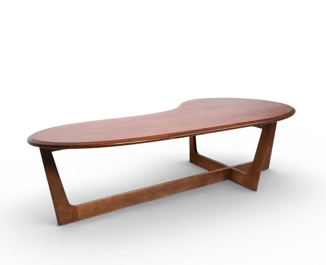 Mid Century Amoeba Form Coffee Table - 9