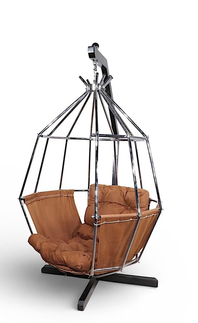 Space Age Hanging Parrot Chair by Ib Arberg Made in Sweden C. 1970's - 11