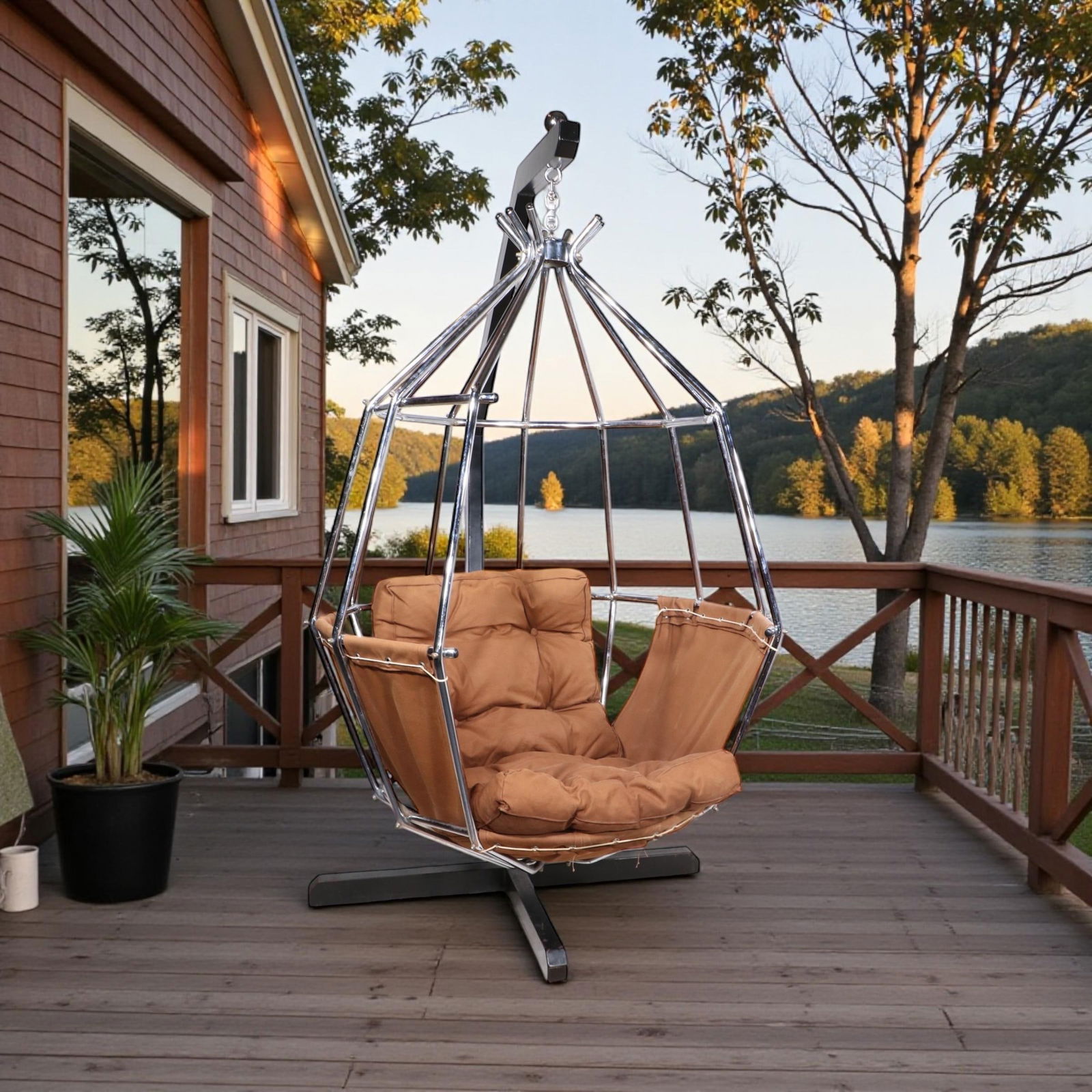 Space Age Hanging Parrot Chair by Ib Arberg Made in Sweden C. 1970's - 12