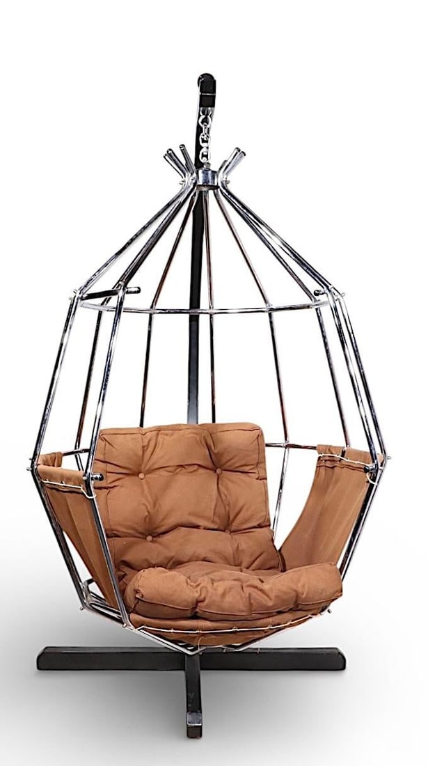 Space Age Hanging Parrot Chair by Ib Arberg Made in Sweden C. 1970's - 2