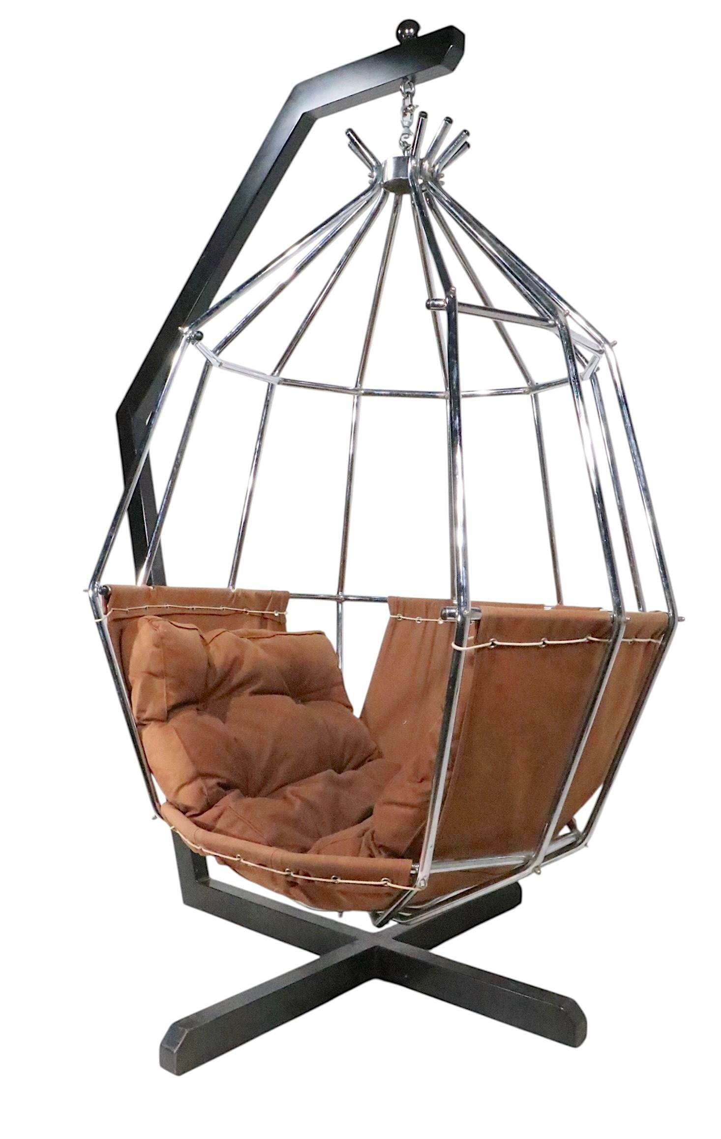 Space Age Hanging Parrot Chair by Ib Arberg Made in Sweden C. 1970's - 3